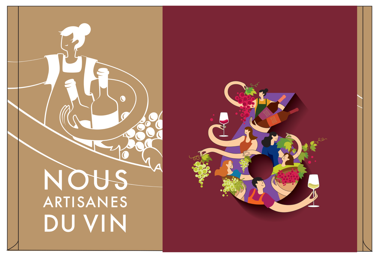Coffret 6 - 6 bouteilles de vins des 6 régions viticoles de Suisse - Nous Artisanes du Vin - Association de vigneronnes suisses
