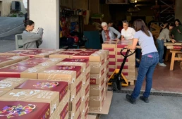 Artisanes remplissent les coffrets 6